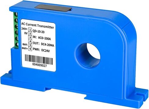 New Type Three Terminal Isolation Ampere Transducer Current Transformer AC 0-600A Current Transmitter 4-20ma 0-10V RS485(AC 0-100A_4-20MA_DC24V) in Saudi Arabia