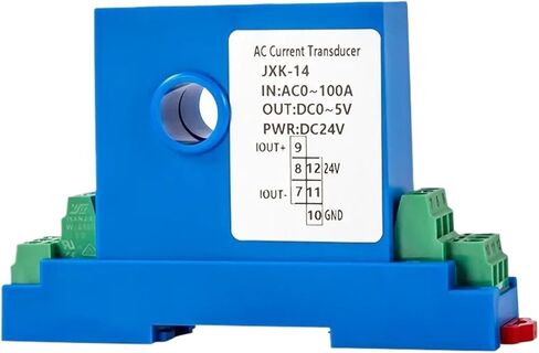 AC 10A 20A 30A 50A 100A 150A Ampere Transducer Current Transformer Current Transmitter 4-20ma RS485 Output Current Sensor(AC0-100A_4-20MA_DC24V) in Saudi Arabia