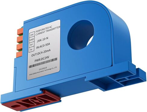 جهاز الإرسال الحالي AC 4-20MA RS485 RELAY DC المحول الحالي 0-10V 0-5V 0-100A 0-200A DC24V HALL SESSOR (الإخراج 1-5V ، DC 0-50A_DC24V) in Saudi Arabia