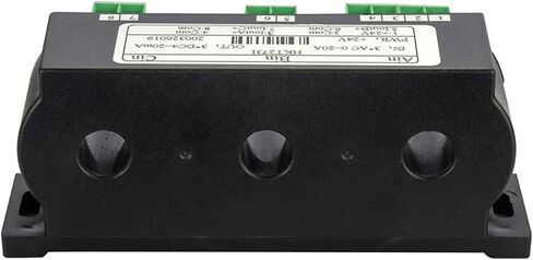 3 Phase AC Current Sensor Transmitter AC0-20A 30A 50A 500A to 4-20mA 0-10V 0-5V Isolated Signal Converter DC24V(3XAC 0-20A_10M_DC24V) in Saudi Arabia