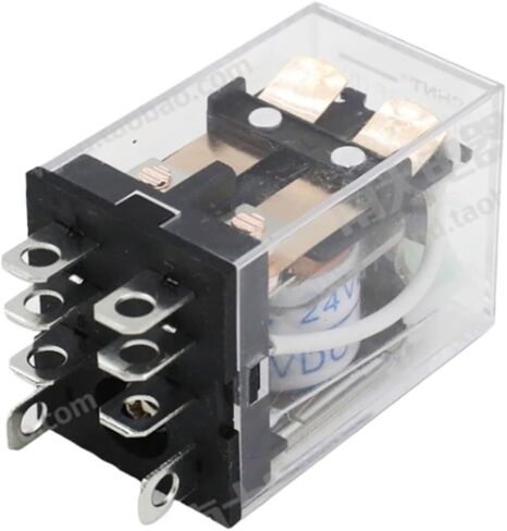 تتابع الكهرومغناطيسي الصغير JQX-13F (D)/2Z LY2NJ 220V24V كبيرة 8 دبابيس 10A (ترحيل واحد DC24) in Kuwait