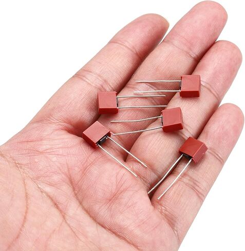 Uxcell 10set Diped Miniature Miniature Square Blow Blow Fuse مع حامل الصمامات للأجزاء الإلكترونية PCB LCD ، T-1.25A 1.25A 250V ، RED in Saudi Arabia