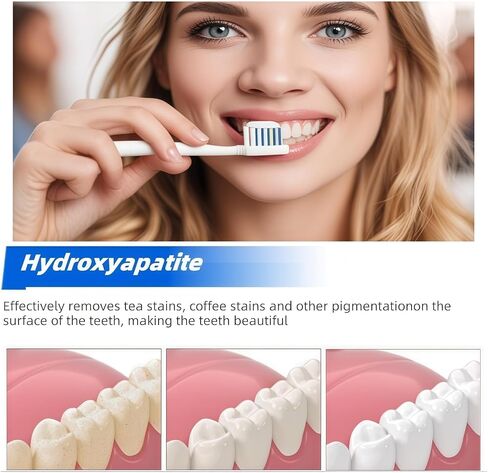 2PCS Hydroxyapatite Toothpaste, 7.5% Hydroxyapatite Toothpaste for Enamel Protection and Tooth Strengthening (2) in Saudi Arabia