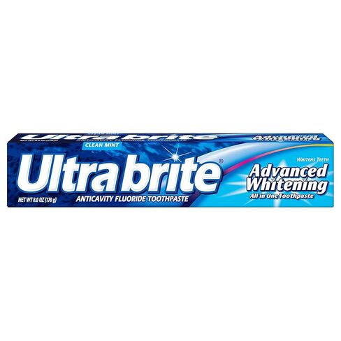Frankel & Frankel Ultra Brite Advanced Whitening Toothpaste, Clean Mint 6 Ounce in Saudi Arabia