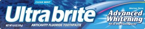 Frankel & Frankel Ultra Brite Advanced Whitening Toothpaste, Clean Mint 6 Ounce in Saudi Arabia