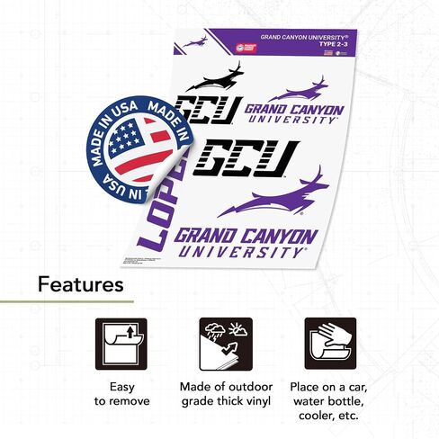 Desert Cactus Grand Canyon University Antelopes Antelopes Vinyl Scals Laptop Gater Bottle Scrapbook SHOPTING T2 (النوع 2-3) in Saudi Arabia