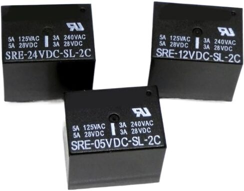 5pcs/Lot Power Relays SRE-05VDC-SL-2C SRE-12VDC-SL-2C SRE-24VDC-SL-2C 5V 12V 24V 3A 240V 8PIN RELAY RELAY PRICE (24V) in Saudi Arabia