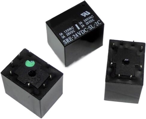 5pcs/Lot Power Relays SRE-05VDC-SL-2C SRE-12VDC-SL-2C SRE-24VDC-SL-2C 5V 12V 24V 3A 240V 8PIN RELAY RELAY PRICE (24V) in Saudi Arabia
