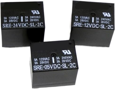 5pcs/Lot Power Relays SRE-05VDC-SL-2C SRE-12VDC-SL-2C SRE-24VDC-SL-2C 5V 12V 24V 3A 240V 8PIN RELAY RELAY PRICE (24V) in Saudi Arabia