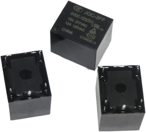 5PCS Relay HF3FF-JQC-3FF- 5VDC-1ZS 12VDC-1ZS 24VDC-1ZS(551) DIP5 1HS 4PIN 5V 12V 24V DC(JQC3FF-9V-1HS(4PIN)) in Saudi Arabia