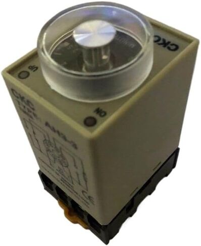 AH3-3 Time Relay DC12V DC24V AC110V AC220V تأخير توقيت التتابع مع قاعدة 8Pin 1S 3S 6S 10S 60S 3 Meter 6M 10M (60M ، DC) in Saudi Arabia