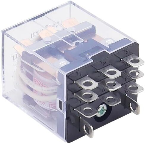 1 PCS HH63P LY3 LY3NJ JQX-13F Relay 220v 24v 12v 12 Volt AC/DC 10A 11PIN Silver Contact Electromagnetic Coil Micro Mini Relay(AC 12V) in Saudi Arabia