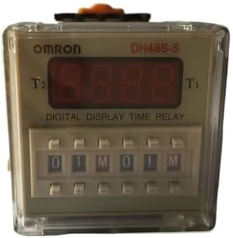 220V AC 48 * 48mm 0.1S-99H Programmable Double Time Delay Relay DH48S-S Free Socket Base Wholesale Price in Saudi Arabia