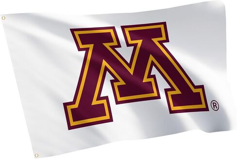 جامعة ديزرت كاكتوس في مينيسوتا 100 ٪ بوليستر داخلي في الهواء الطلق 3x5 أقدام لافتة Golden Gophers (Flag C) in Saudi Arabia