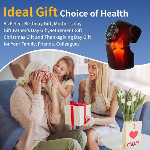 Heating Pad for Knee Pain Relief,Cordless Heated Knee Brace Wrap for Men and Women,6 Heating Levels & 3 Timer,Extra Long Elastic Knee Wrap,Knee Warmers for Arthritis in Saudi Arabia