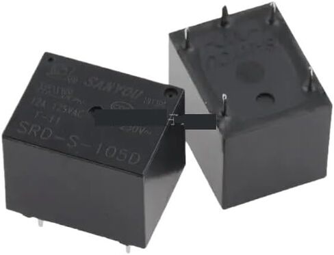 10pcs Mini Power Relay PCB Type 5V/12V/24V DC Coil SRD-S-105D SRD-S-112D SRD-S-124D(SRD-S-105D 5V) in Saudi Arabia