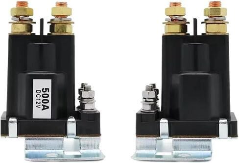 Dual Battery Start Relay 4 Pin Large Current 500A 12V 24VDC Car Power Switch,Starting Relay,Auto Start Contactor Heavy Current(500A 12V DC) in Saudi Arabia