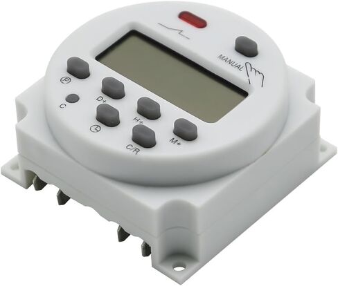 Timer 220V 110V 24V 12V CN101A Digital LCD Power Timer Programmable Time Switch Relay 16A CN101(12V) in Saudi Arabia