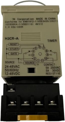 H3CR-A8 8 H3CR-A H3CR-N H3CR-N8 H3CR-A8E H3BA-8 H3BA-N8H H3BA-8H RELAY/TIMER مع قاعدة 100-240VAC 12V-48V/AC مع قاعدة (H3BA-8H DC12V) in Saudi Arabia
