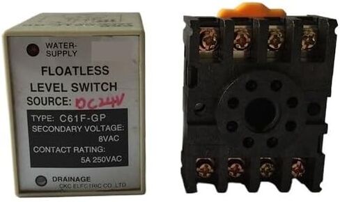 C61F-GP 24VDC floatless Level Switch/Relay with Socket/Base C61F - GP Water Level Controller/Pump Automatic Switch in Saudi Arabia