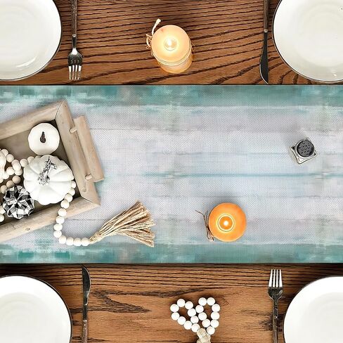 Oyimua Daisy Floral Summer Table Runner 13 × 90 بوصة المتسابقين في المزرعة للداخن الزخمة الربيعية للمنزل ديكور الحفلات في الهواء الطلق في المنزل in Saudi Arabia