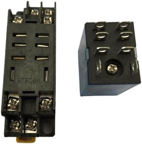 1PCS 12V 24V 36V 110V 220V 380V DC/AC Coil Power Relay LY2NJ DPDT 8 Pin HH62P JQX-13F with Socket Base(DC36V) in Saudi Arabia