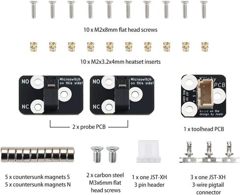 عامة PCB Klicky PCB Kit Auto l ing acc ory متوافقة مع طابعات Voron2.4/Trident ثلاثية in Kuwait