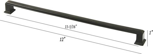 Kingsman Roma Series (Pack of 10) Solid Zinc Alloy Material Drawer Pull Cabinet Handle (5-3/4 in., Oil Rubbed Bronze) in Saudi Arabia