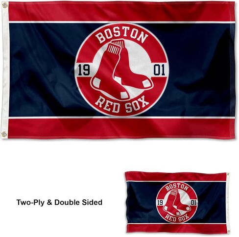 WinCraft Boston Red Sox Double Sided Embroidered Flag in Saudi Arabia