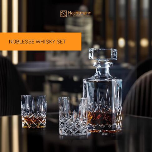 Nachtmann Noblesse Collection Iced Beverage Glasses, Crystal Glass Water Goblets, 15 Ounce, Beer, Wine, and Cocktails, Iced Beverage Glassware – Set of 4 in Kuwait