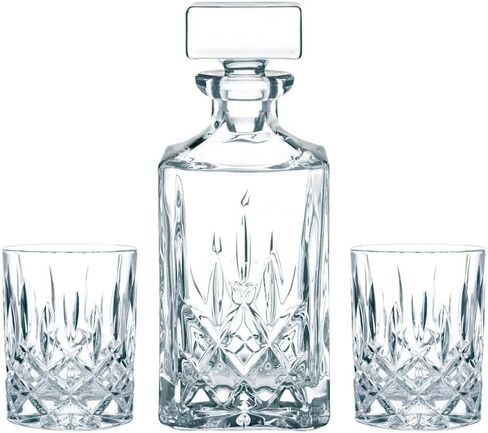 Nachtmann Noblesse Collection Iced Beverage Glasses, Crystal Glass Water Goblets, 15 Ounce, Beer, Wine, and Cocktails, Iced Beverage Glassware – Set of 4 in Kuwait