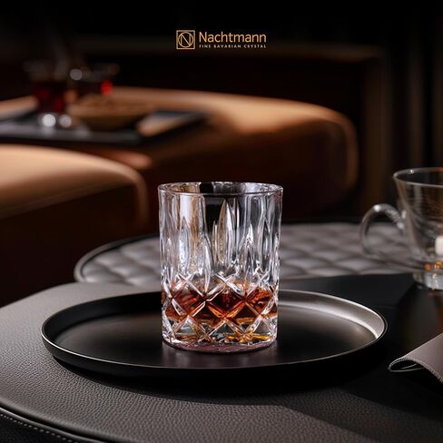 Nachtmann Noblesse Collection Iced Beverage Glasses, Crystal Glass Water Goblets, 15 Ounce, Beer, Wine, and Cocktails, Iced Beverage Glassware – Set of 4 in Kuwait