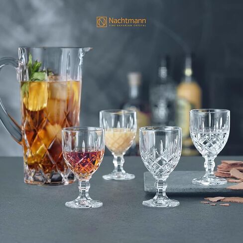 مجموعة Nachtmann Noblesse Collecte مثل نظارات المشروبات المثلجة ، كؤوس المياه الزجاجية الكريستالية ، 15 أونصة ، البيرة ، النبيذ ، والكوكتيلات ، والأدوات الزجاجية للمشروبات المثلجة - مجموعة من 4 in Kuwait