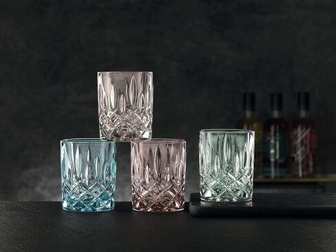 مجموعة Nachtmann Noblesse Collecte 4 "Whiskey Tumbly ، مصنوعة من زجاج بلوري ناعم ، زجاج للبوربون ، ويسكي ، ومشروبات أخرى ، 10.4 أوت ، آمنة غسالة الصحون ، مجموعة من 2 (التبغ) in Kuwait