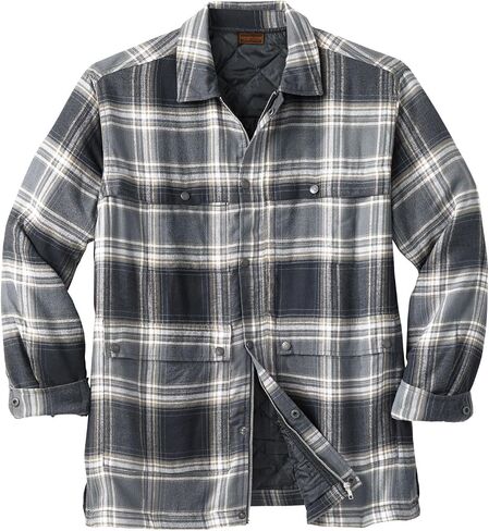Boulder Creek by KingSize Men's Big & Tall Renegade Shirt Jacket by in Kuwait