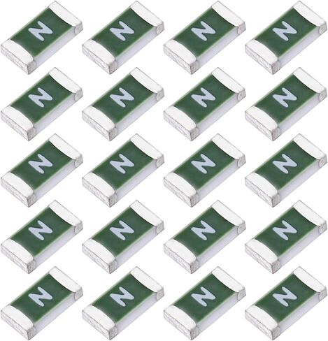 MECCANIXITY 20Pack 63V 2.5A Surface Mount Device Fuse, One Time Fast Acting Surface Mount 1206 Square Ceramic Fuses for LED Lighting Battery Devices Telecom System Over Current Protection in Saudi Arabia