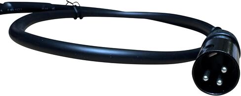 Premium XLR Pass Through Cable, No Solder, for Stage Box, Patch Panel, Floor Box - No Solder for Pro Audio Installations (Male to Female Black) in Saudi Arabia
