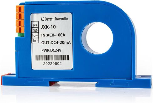 جهاز الإرسال الحالي AC 50A 100A 200A 4-20MA DC المحول الحالي DC 24V 22 مم مسام 0-500A 0-10V 0-5V محول المستشعر الحالي (DC 0-100A) in Saudi Arabia