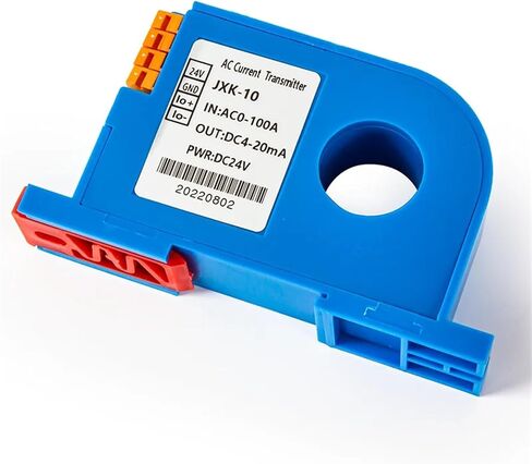 جهاز الإرسال الحالي AC 50A 100A 200A 4-20MA DC المحول الحالي DC 24V 22 مم مسام 0-500A 0-10V 0-5V محول المستشعر الحالي (DC 0-100A) in Saudi Arabia