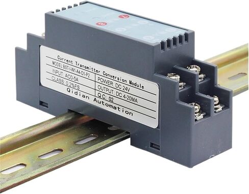 AC Current Transducer 0-1A 5A 10A to 4-20mA 0-10V Output Voltage Signal Converter(0-5VDC Output_DC12V) in Saudi Arabia