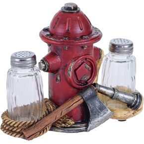 Pine Ridge Bigfoot Sasquatch Salt and Pepper Shaker - اثنان من الهزازين الزجاجيين ، و CADDY BIGFOOT CADDY للتوابل والتوابل ، للمطبخ ، أو تناول الطعام أو ديكور الطاولة in Kuwait