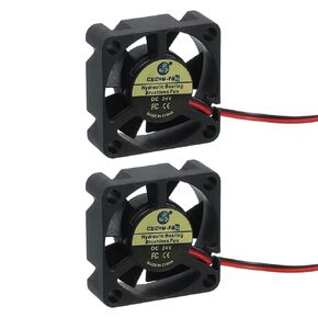 Meccanixity 2 PCS 3D Printer 2510 مروحة تبريد ، 12V 12000 دورة في الدقيقة 25 × 25 × 10 مم محمل هيدروليكي XH2.54 مروحة تبريد بطل مع كابل 30 سم 2 دبوس للطابعة ثلاثية الأبعاد الطابعة in Saudi Arabia