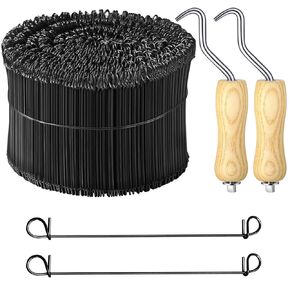 1000 PCS 16 Gauge Tie Tie Wire-6 "طولها مع 2 أدوات حديد التسلي in Kuwait