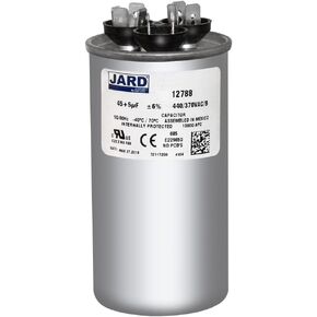 Goodman CAP050450370RSS 45 + 5 uf/Mfd 370/440 VAC Replacement Round Dual Universal Capacitor in Saudi Arabia