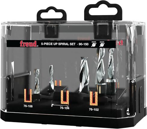 Freud 90-160: 5 Piece Down Spiral Bit Set in Saudi Arabia