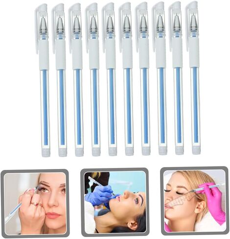 10pcs Skin Marking Pens for Accurate Eyebrow Positioning Precision Makeup Tools for Contouring and Tattooing Lightweight and Easy to Use in Saudi Arabia