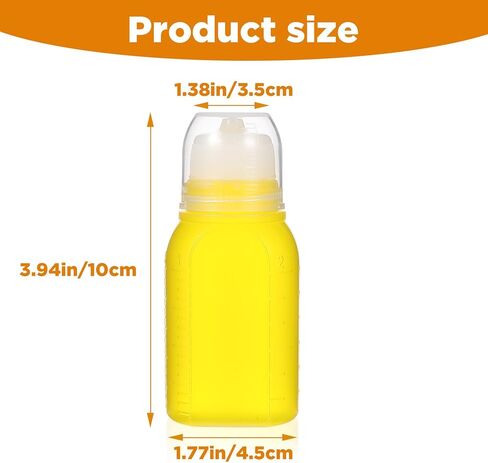 حاوية صلصة السلطة 6 PCS للذهاب ، 2 أونصة تسرب زجاجات الضغط المصغرة على الصلصات زيت السوائل الكاتشب مع كاب المسمار بحجم سافر سلطة صلصة الصلصة لتناول طعام الغداء in Kuwait