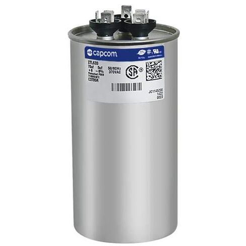 27L633 70 + 5 UF MFD 370 VALT VAC - GE GENTEQ ROUND RUND CAPACITOR بواسطة CAPCOM in Kuwait