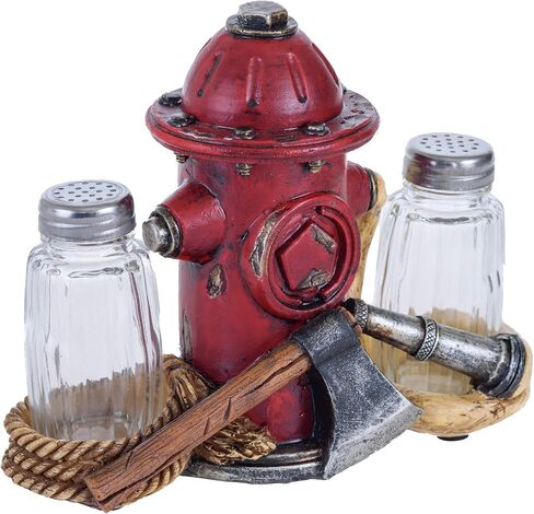 Pine Ridge Bigfoot Sasquatch Salt and Pepper Shaker - اثنان من الهزازين الزجاجيين ، و CADDY BIGFOOT CADDY للتوابل والتوابل ، للمطبخ ، أو تناول الطعام أو ديكور الطاولة in Kuwait