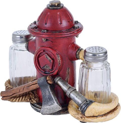 Pine Ridge Bigfoot Sasquatch Salt and Pepper Shaker - اثنان من الهزازين الزجاجيين ، و CADDY BIGFOOT CADDY للتوابل والتوابل ، للمطبخ ، أو تناول الطعام أو ديكور الطاولة in Kuwait